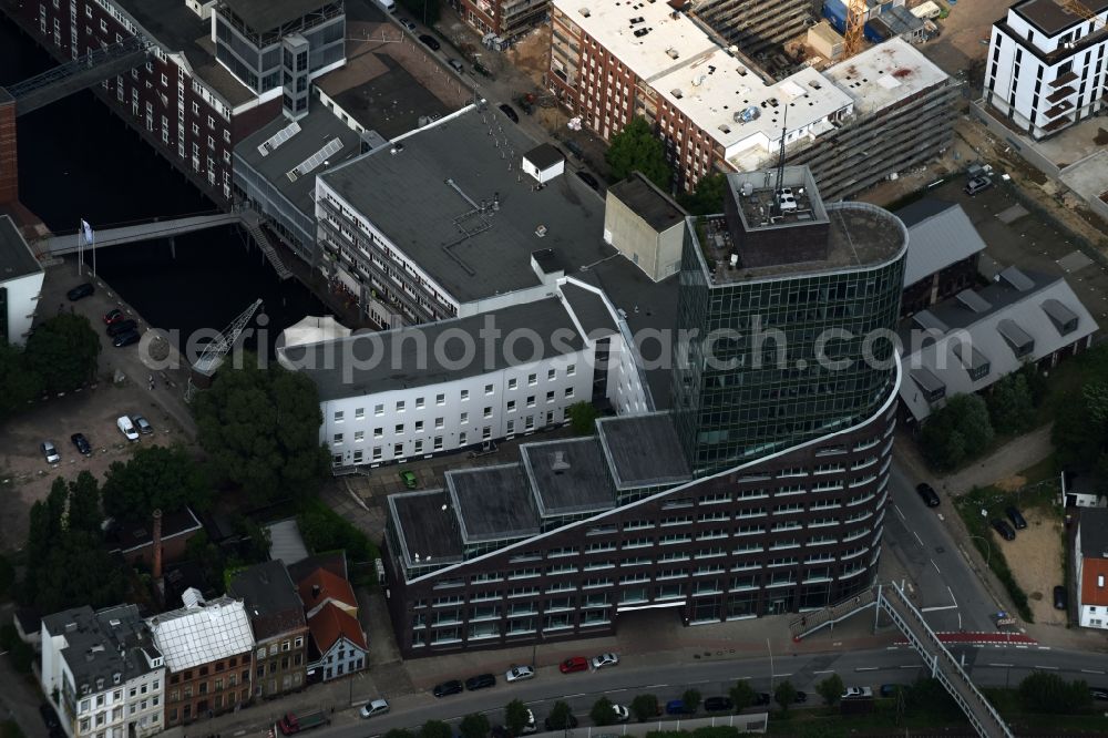 Aerial photograph Hamburg - Office building in Hamburg