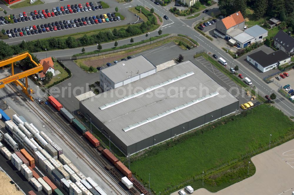 Aerial photograph Bönen - Bürogebäude mit Logistikhalle (5.125 m²) im Gewerbegebiet. Adresse: Weetfelder Str. 41, 59199 Bönen; Vermietung / Verwaltung: Unternehmensgruppe Markus Gerold, An der Vaerstbrücke 1, 59425 Unna, Tel. +49(0)2303 25036-26, Fax +49(0)2303 25036-27, E-Mail: info@markus-gerold.de