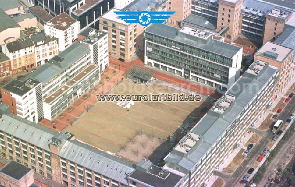 Aerial photograph Frankfurt am Main - Bürohauskomplex Galluspark in Frankfurt / Main.