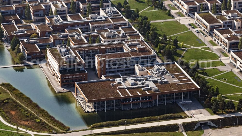 Aerial photograph Neubiberg - Area of a??a??the office complex Campeon-Park in Neubiberg in the state Bavaria, Germany