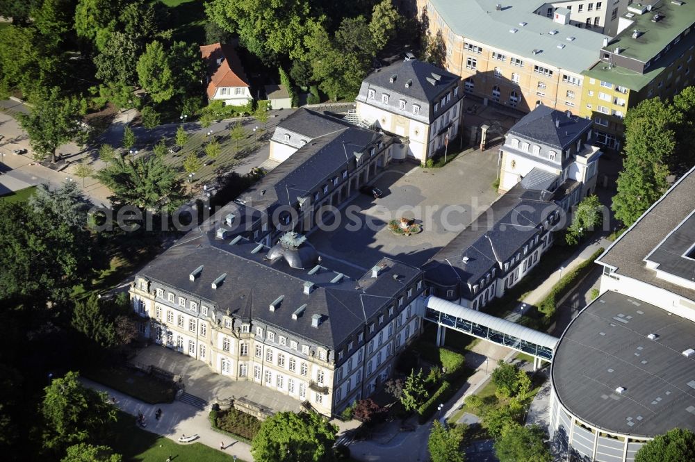 Aerial photograph Offenbach - View of the Büsing Palais, a neo baroque palace in Offenbach am Main in Hesse