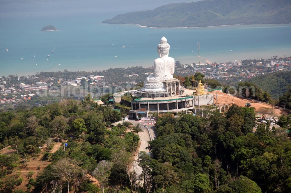 Karon from above - The Great Buddha of Phuket, called Phra Phuttha Mingmongkhon Akenakkhiri - is a Buddha statue on Phuket Island in the southern region of Thailand