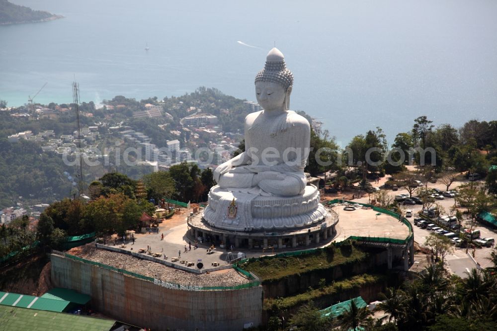 Karon from above - The Great Buddha of Phuket, called Phra Phuttha Mingmongkhon Akenakkhiri - is a Buddha statue on Phuket Island in the southern region of Thailand