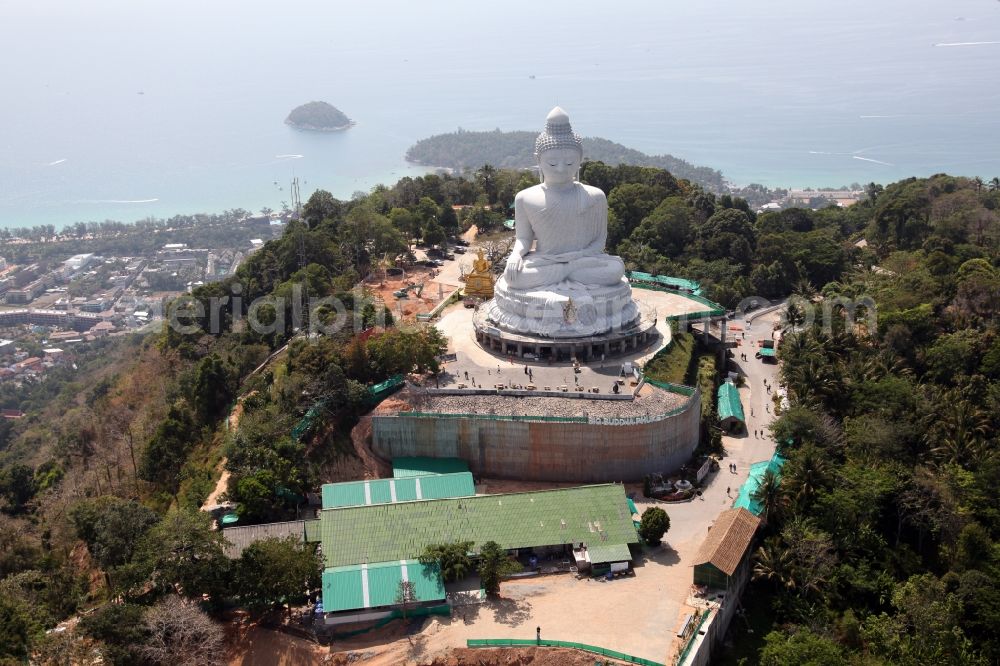 Karon from above - The Great Buddha of Phuket, called Phra Phuttha Mingmongkhon Akenakkhiri - is a Buddha statue on Phuket Island in the southern region of Thailand