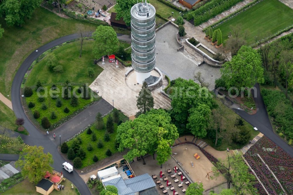 Brandenburg an der Havel from the bird's eye view: View the site of the Bundesgartenschau 2015 in the Pack Court in Brandenburg an der Havel in the state Brandenburg