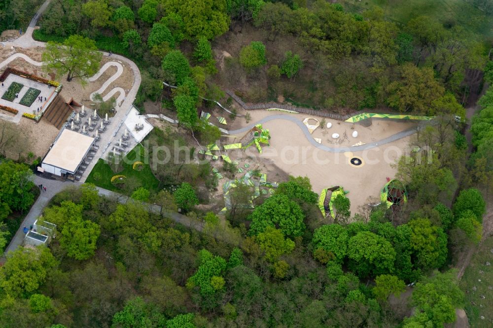 Aerial photograph Rathenow - Site of the Federal Garden Show 2015 (BUGA) in Rathenow in Brandenburg