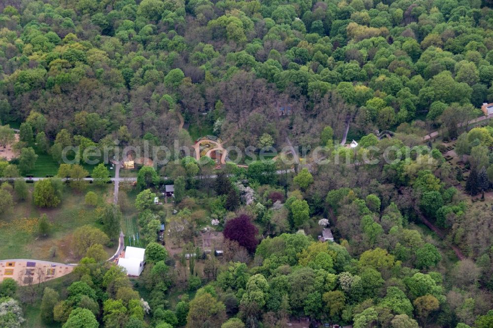 Aerial photograph Rathenow - Site of the Federal Garden Show 2015 (BUGA) in Rathenow in Brandenburg