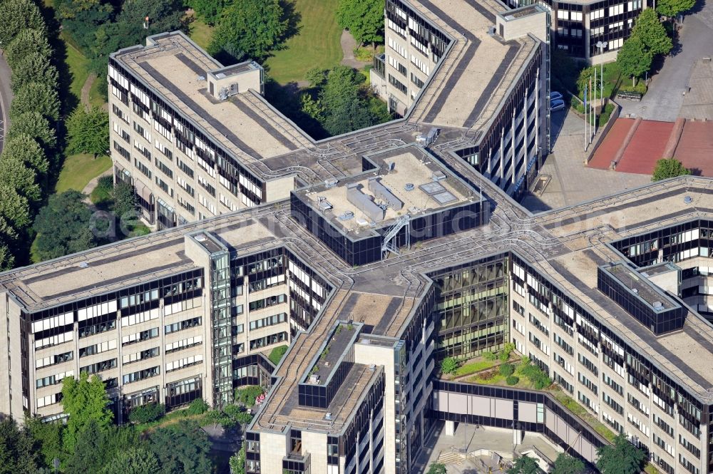 Aerial photograph Bonn - View of the Federal Ministry of Transport, Building and Urban Development and the Short Sea Shipping Promotion Center in Bonn, North Rhine-Westphalia?