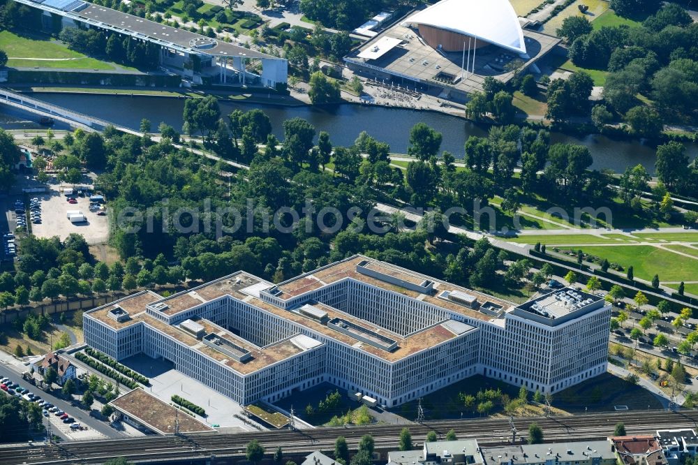 Aerial image Berlin - Federal Ministry of the Interior / Home Office in Berlin Moabit