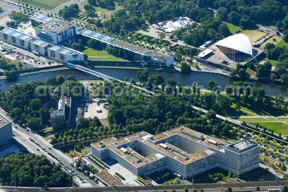 Berlin from above - Federal Ministry of the Interior / Home Office in Berlin Moabit