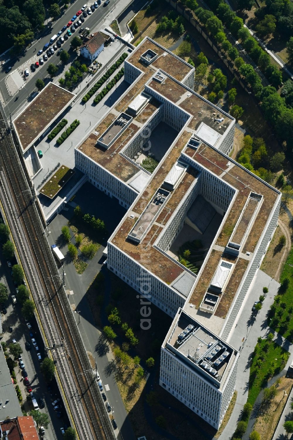 Aerial photograph Berlin - Federal Ministry of the Interior / Home Office in Berlin Moabit