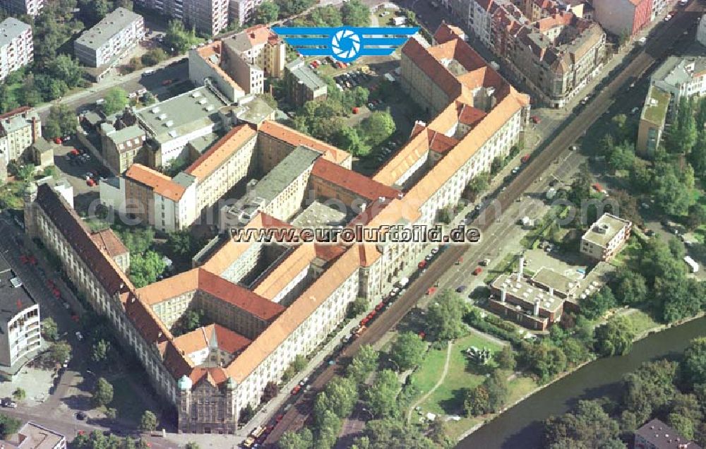 Aerial image Berlin - Kreuzberg - Bundespatentamt in der Gitschiner Straße in Berlin - Kreuzberg.