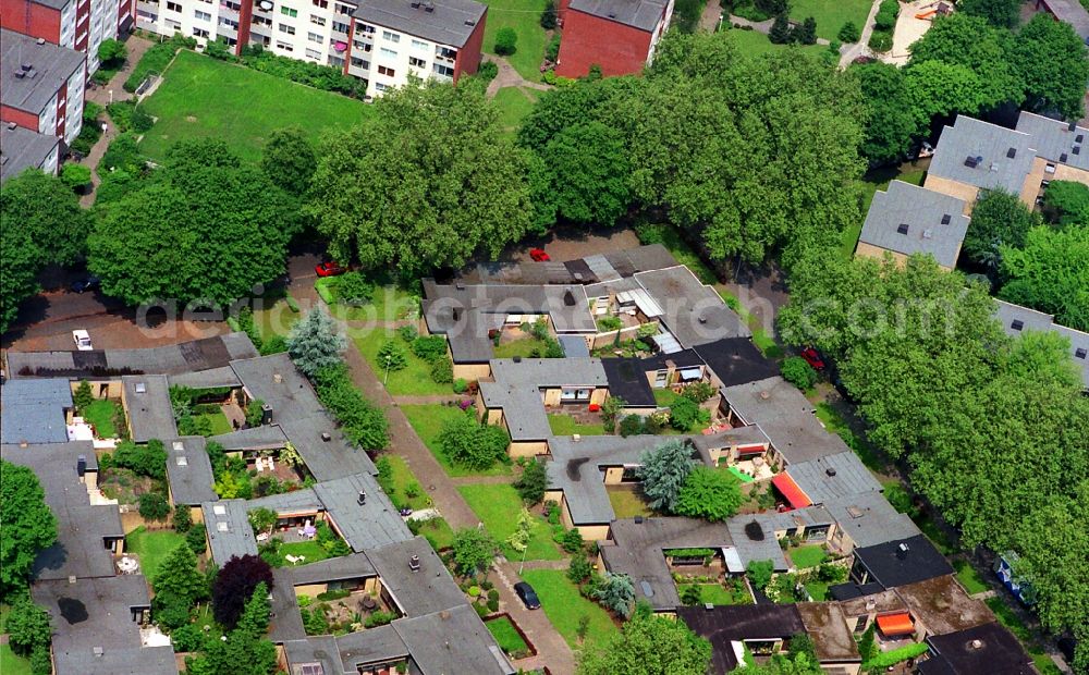 Duisburg from the bird's eye view: Parcel on the Knappenstrasse destrict Homberg in Duisburg in the state North Rhine-Westphalia