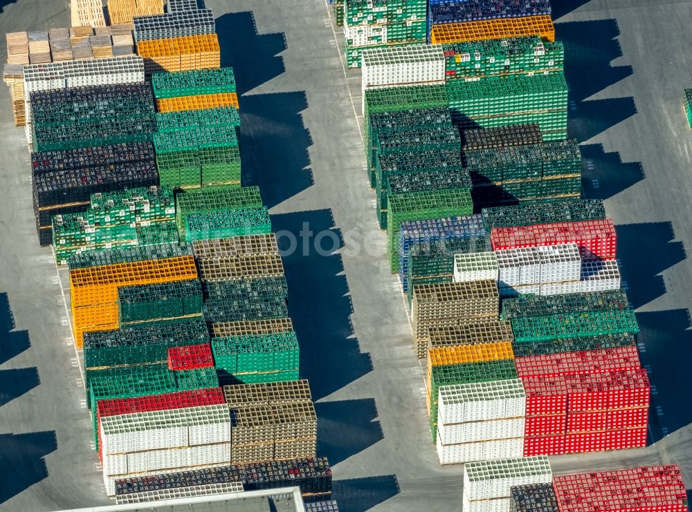 Aerial photograph Dortmund - Building and production halls on the premises of the brewery of DAB Dortmunof Actien-Brauerei GmbH on Steigerstrasse in Dortmund in the state North Rhine-Westphalia