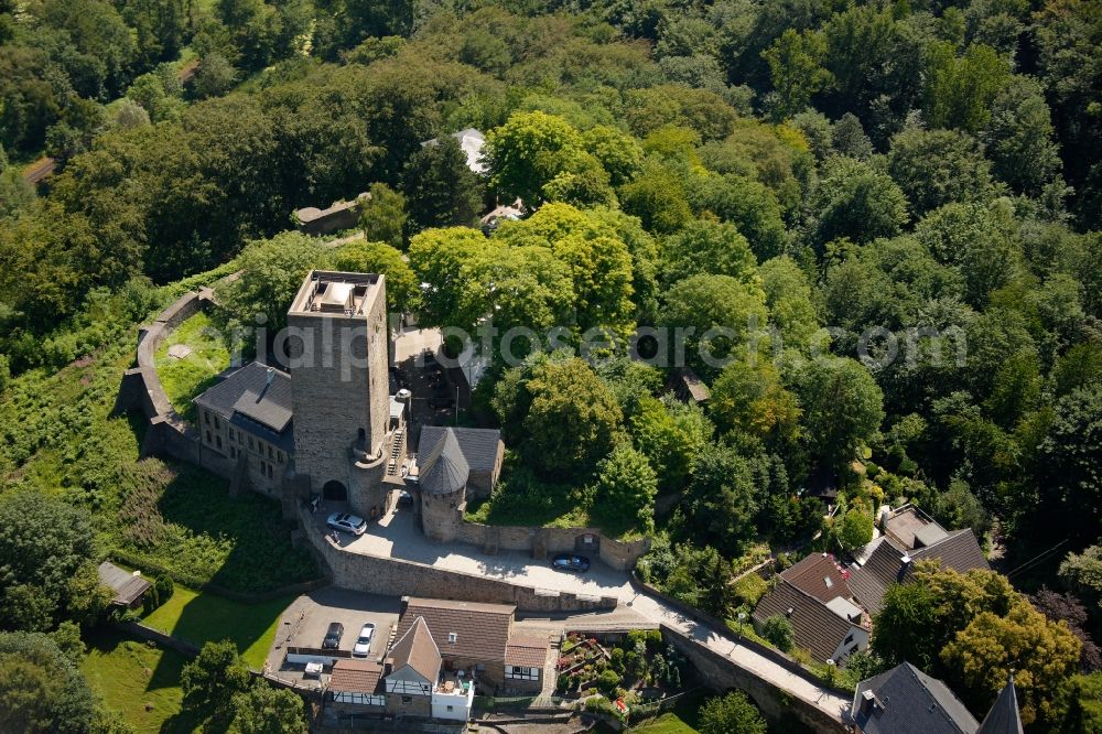 Hattingen from the bird's eye view: View of the Burg Blankenstein in Hattingen in North Rhine-Westphalia