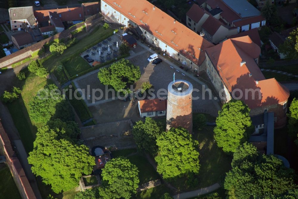 Belzig from the bird's eye view: Castle Eisenhardt in Bad Belzig in Brandenburg