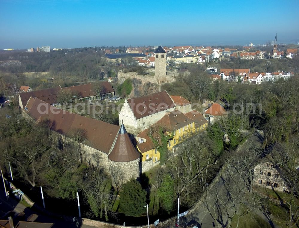 Aerial image Halle ( Saale ) - View of the Castle Giebichenstein in Halle (Saale)