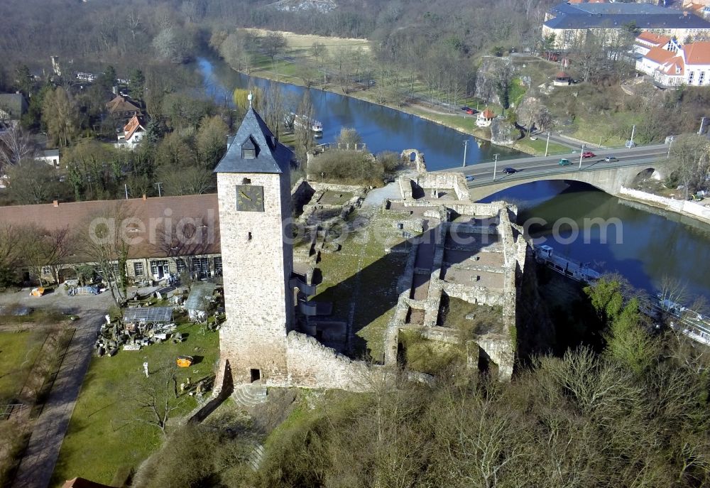 Halle ( Saale ) from the bird's eye view: View of the Castle Giebichenstein in Halle (Saale)