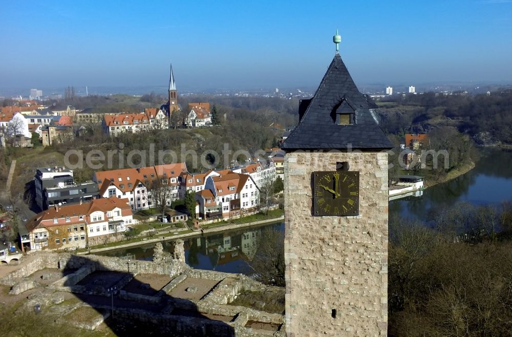 Halle ( Saale ) from the bird's eye view: View of the Castle Giebichenstein in Halle (Saale)