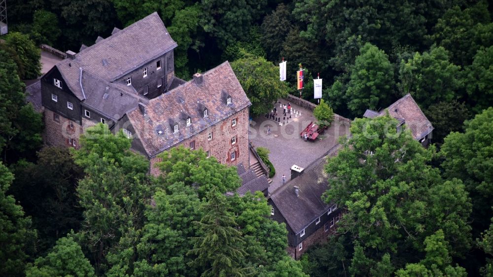 Aerial photograph Frankenau - Castle Hessenstein in Frankenau in the state Hesse, Germany