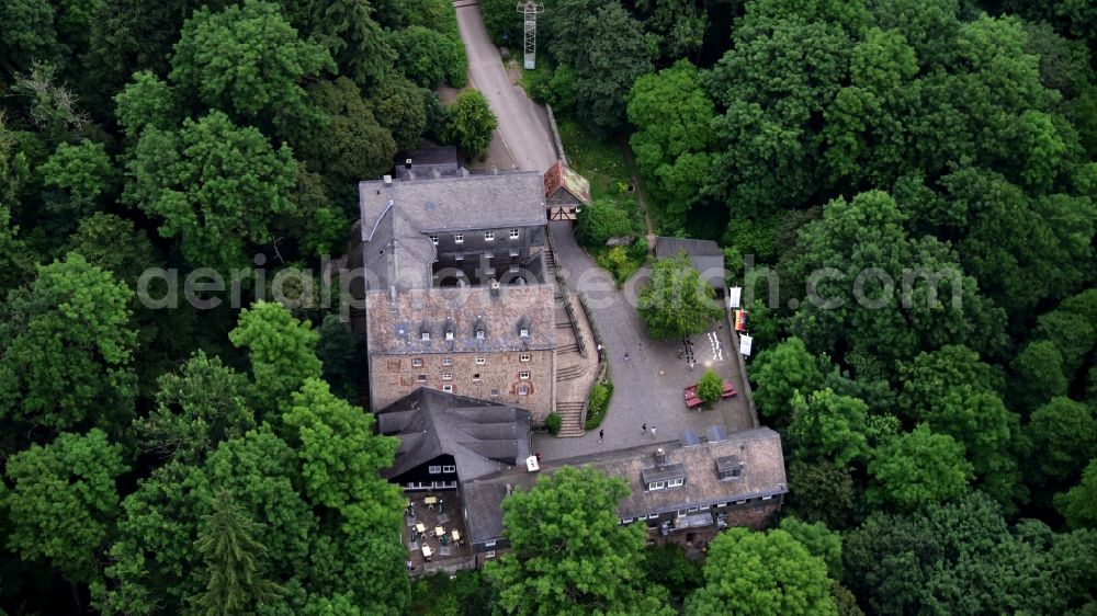 Aerial photograph Frankenau - Castle Hessenstein in Frankenau in the state Hesse, Germany