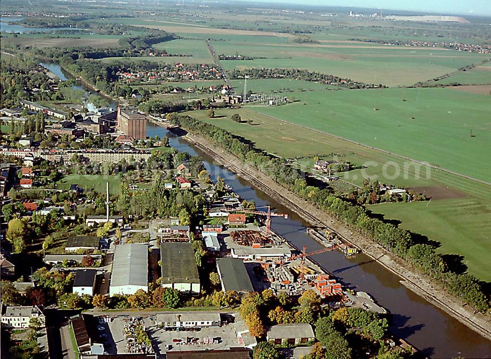 Aerial photograph Burg / Sachsen-Anhalt - 