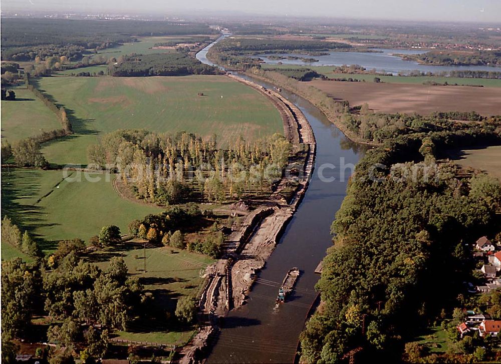 Aerial image Burg / Sachsen-Anhalt - 