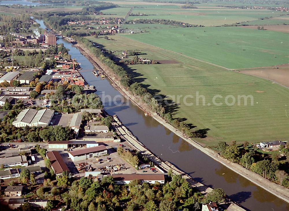 Burg / Sachsen-Anhalt from above - 