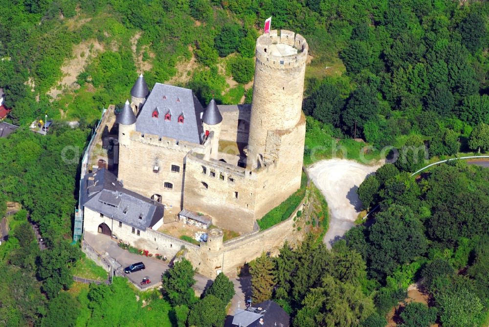 Aerial photograph Burgschwalbach - Castle of the fortress Schwalbach in Burgschwalbach in the state Rhineland-Palatinate, Germany