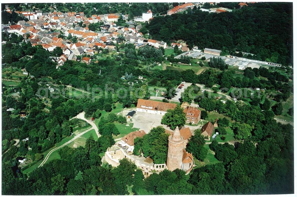 Burg Stargard / MV from above - Burg Stargard.