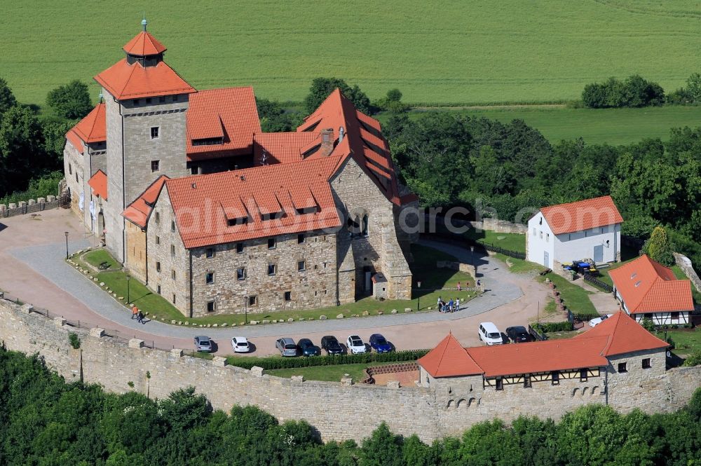 Aerial photograph Wachsenburg - Castle of Veste Wachsenburg in Thuringia