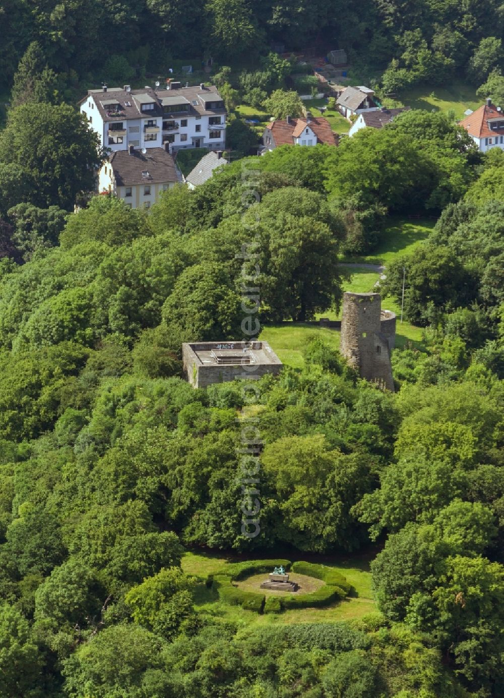 Wetter (Ruhr) OT Volmarstein from above - View of the castle Volmarstein in Wetter ( Ruhr ) in the state of North Rhine-Westphalia