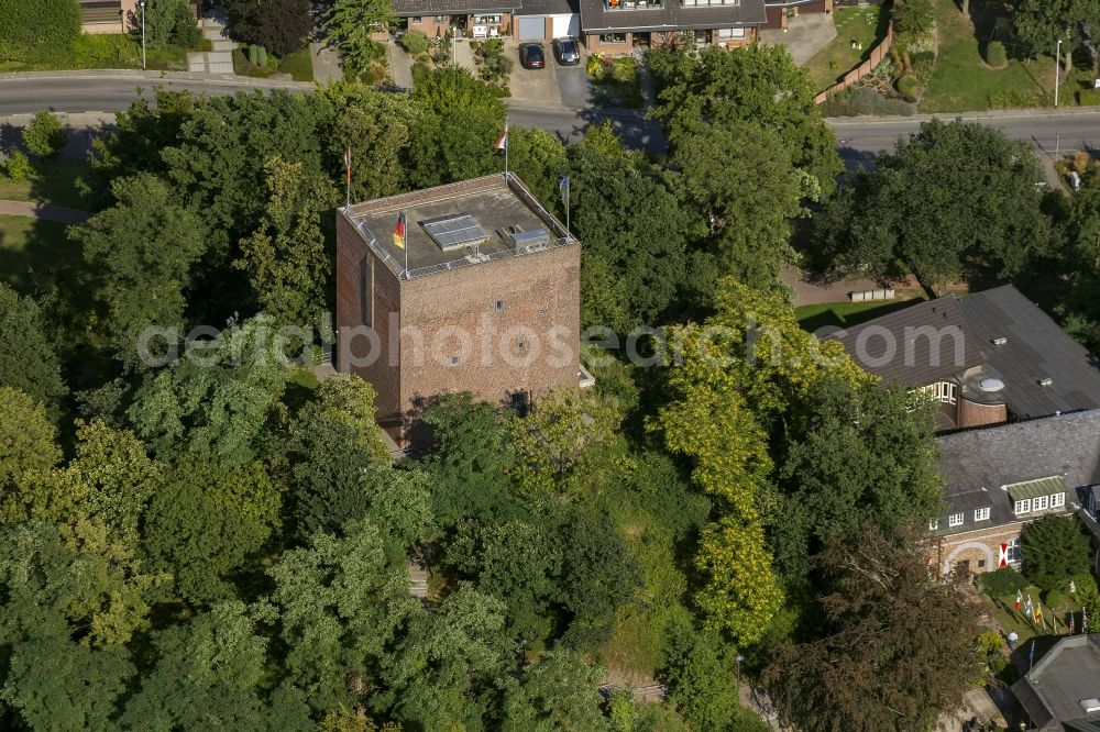 Elsdorf from above - Burg Wassenberg in the city wassenberg in North Rhine-Westphalia