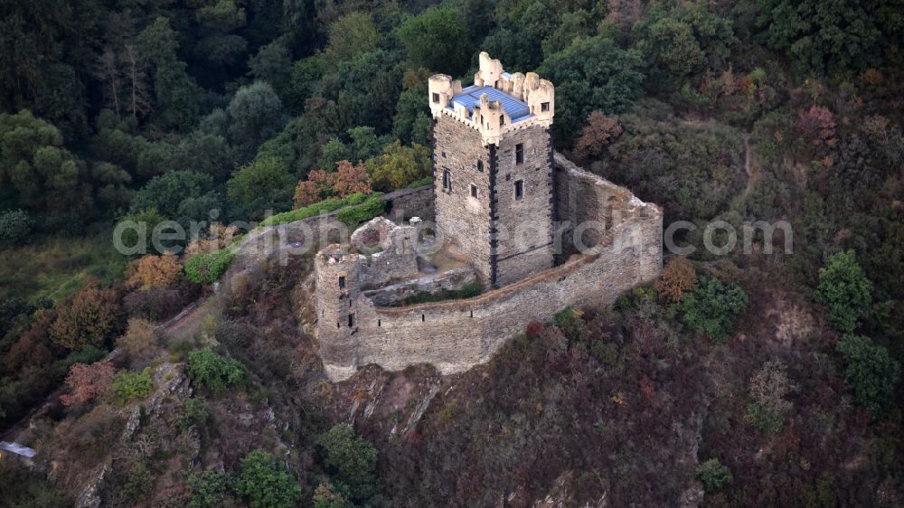 Aerial photograph Ochtendung - Castle Wernerseck in Ochtendung in the state Rhineland-Palatinate, Germany