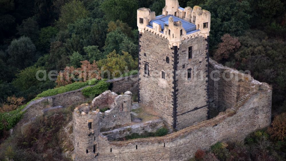 Aerial photograph Ochtendung - Castle Wernerseck in Ochtendung in the state Rhineland-Palatinate, Germany