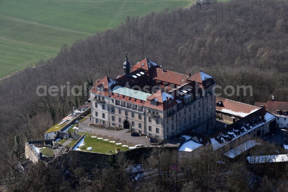 Aerial photograph Hofbieber - Castle of Internat Schloss Bieberstein with Hermann Lietz Schule in Hofbieber in the state Hesse