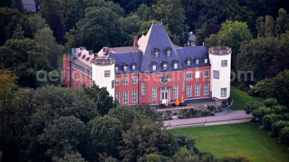 Sankt Augustin from the bird's eye view: Castle of Birlinghoven in Sankt Augustin in the state North Rhine-Westphalia, Germany