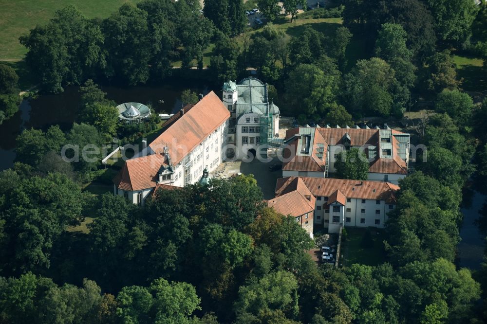 Aerial image Gifhorn - Castle of Schloss in Gifhorn in the state Lower Saxony