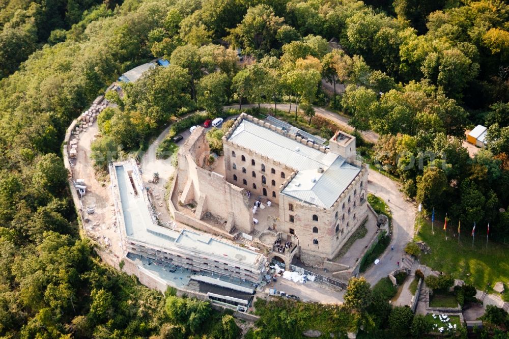 Neustadt an der Weinstraße from above - Castle Hambach in Neustadt in the Weinstrasse in the state Rhineland-Palatinate