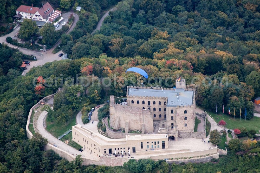 Neustadt an der Weinstraße from above - Castle Hambach in Neustadt in the Weinstrasse in the state Rhineland-Palatinate