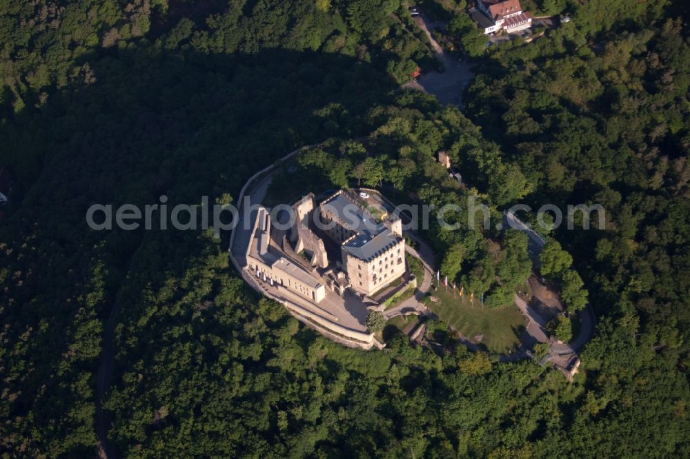 Aerial photograph Neustadt an der Weinstraße - Castle Hambach in Neustadt in the Weinstrasse in the state Rhineland-Palatinate