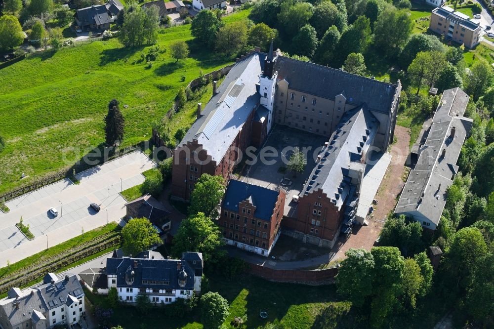 Aerial image Stollberg/Erzgeb. - Castle of Hoheneck in Stollberg/Erzgeb. in the state Saxony, Germany