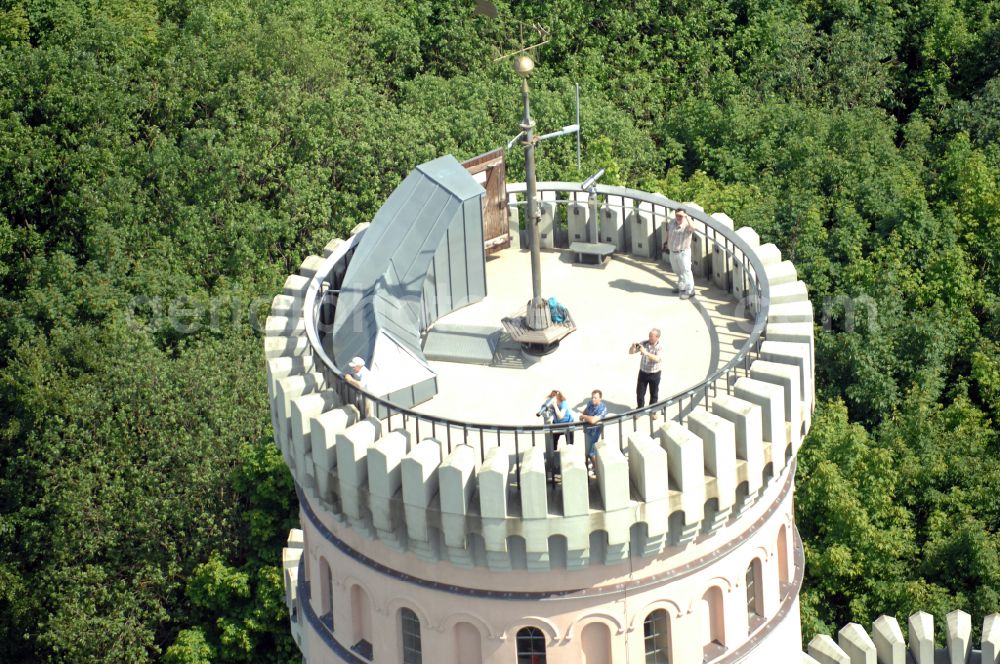 Aerial photograph Binz - Castle of Jagdschloss Granitz in Binz island Ruegen in the state Mecklenburg - Western Pomerania, Germany