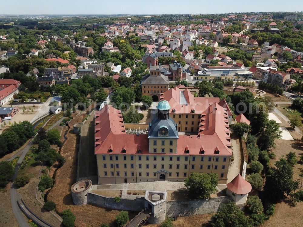 Zeitz from the bird's eye view: Castle of Schloss Moritzburg in Zeitz in the state Saxony-Anhalt