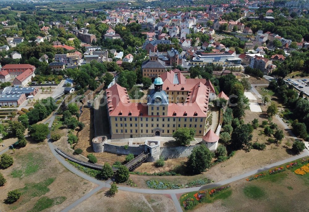 Aerial photograph Zeitz - Castle of Schloss Moritzburg in Zeitz in the state Saxony-Anhalt