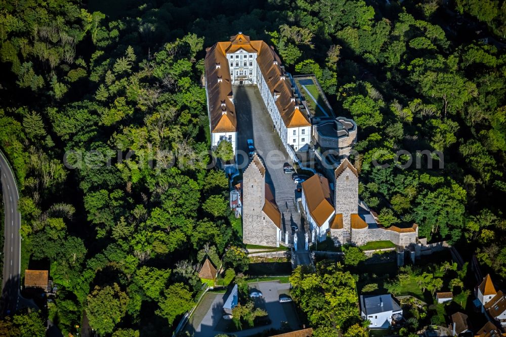 Beilngries from the bird's eye view: Castle of in the district Hirschberg in Beilngries in the state Bavaria, Germany