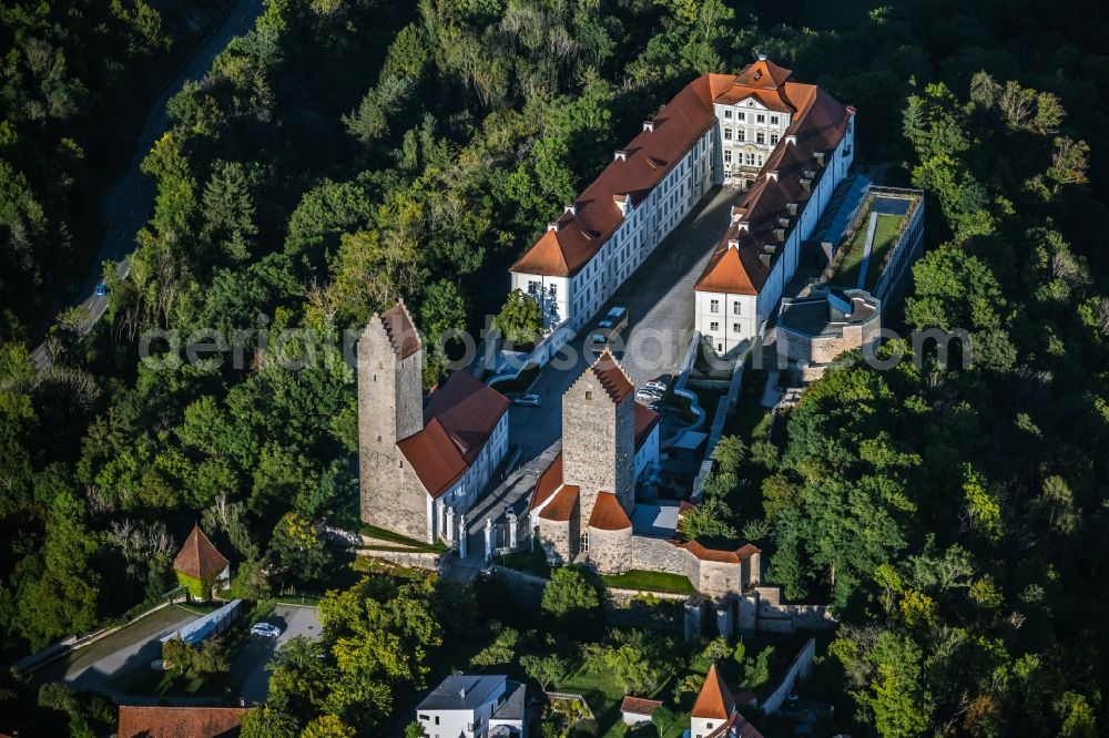 Aerial image Beilngries - Castle of in the district Hirschberg in Beilngries in the state Bavaria, Germany