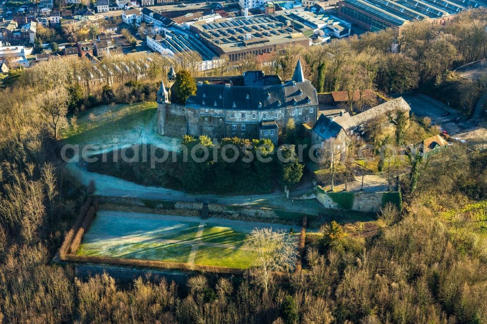 Hagen from above - Castle of in the district Hohenlimburg in Hagen in the state North Rhine-Westphalia, Germany