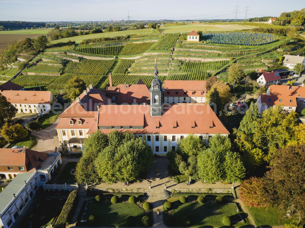 Aerial photograph Seusslitz - Castle of Seusslitz in Seusslitz in the state Saxony, Germany