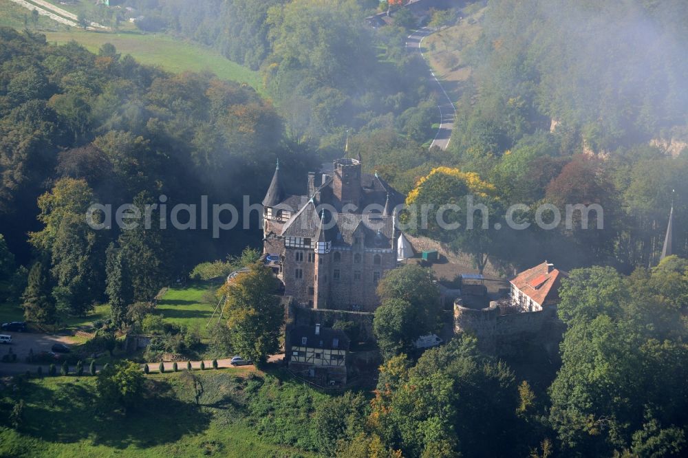 Witzenhausen from the bird's eye view: Castle in Witzenhausen in the state Hesse